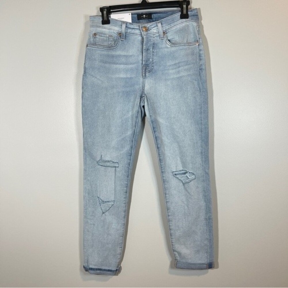 7 For All Mankind Josefina Feminine Boyfriend Jeans Size 25